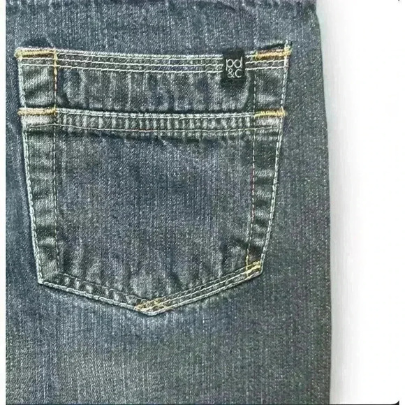 PD&C Boy's Straight Fit Blue Denim Jeans Size 12 - Picture 3 of 7